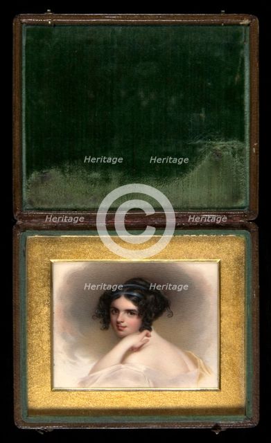 Frances Anne "Fanny" Kemble, ca. 1833. Creator: Henry Brintnell Bounethea.