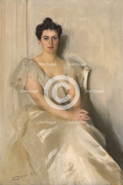 Frances Folsom Cleveland, 1899. Creator: Anders Leonard Zorn.