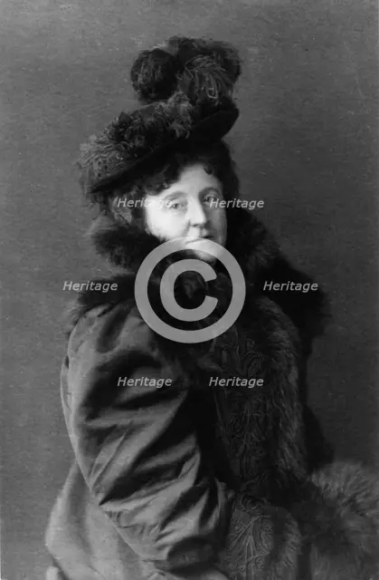 Frances (Hodgson) Burnett, 1849-1924, between 1890 and 1910. Creator: Frances Benjamin Johnston.
