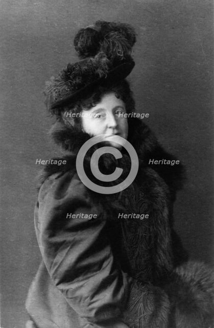 Frances (Hodgson) Burnett, 1849-1924, between 1890 and 1910. Creator: Frances Benjamin Johnston.
