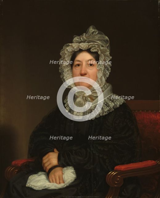 Frances Ludlum Morris (Mrs. Robert Morris) (?), 1838. Creator: Frederick R. Spencer.