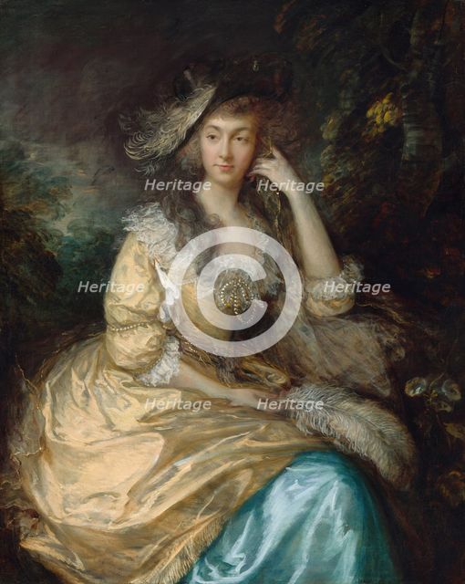 Frances Susanna, Lady de Dunstanville, c. 1786. Creator: Thomas Gainsborough.