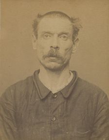 Francier. éloi. 41 ans, né le 28/10/53 à Resson-le-Long (Aisne). ébéniste. Anarchiste. 22/..., 1894. Creator: Alphonse Bertillon