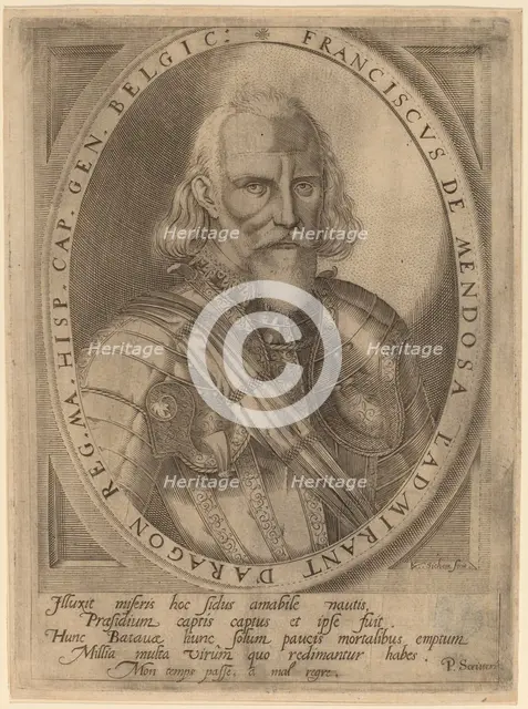 Franciscus de Mendoza, published 1626. Creator: Karel van Sichem.