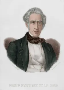 Francisco Martínez de la Rosa, (1787-1862), Spanish statesman and dramatist, 1869. Creator: Santiago Llanta