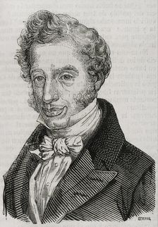 Francisco Martínez de la Rosa, (1787-1862), Spanish statesman and dramatist, 1853. Creator: José Severini