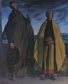 Francisco and his wife, 1909. Creator: Zuloaga y Zabaleto, Ignacio (1870-1945)