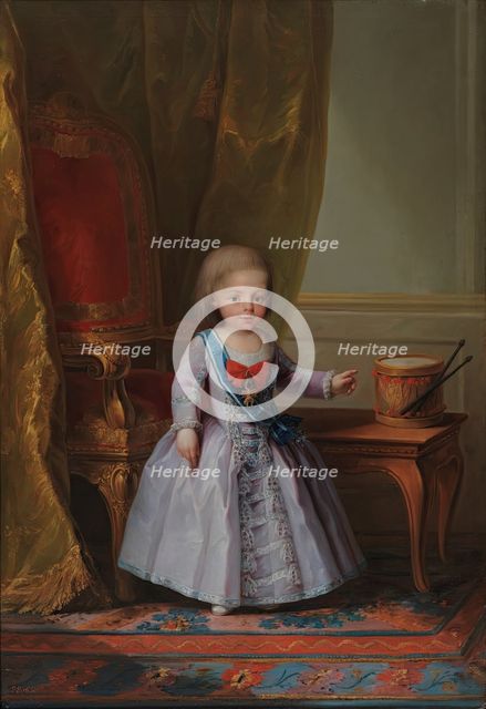 Francisco de Paula Antonio de Borbón, Infante of Spain, late 18th century.  Creator: Mariano Salvador de Maella.