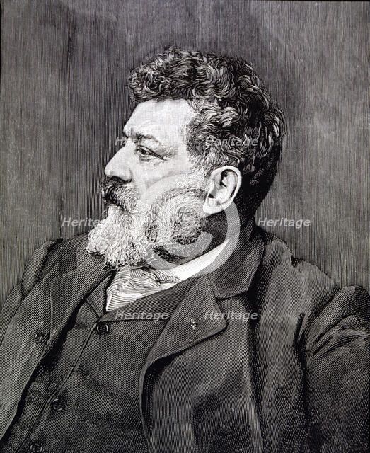 Francisco Domingo Marqués (1842-1920), Spanish Painter, engraving of the Ilustración Española y A…