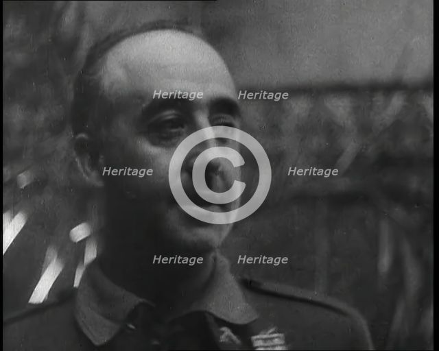 Francisco Franco, 1936. Creator: British Pathe Ltd.