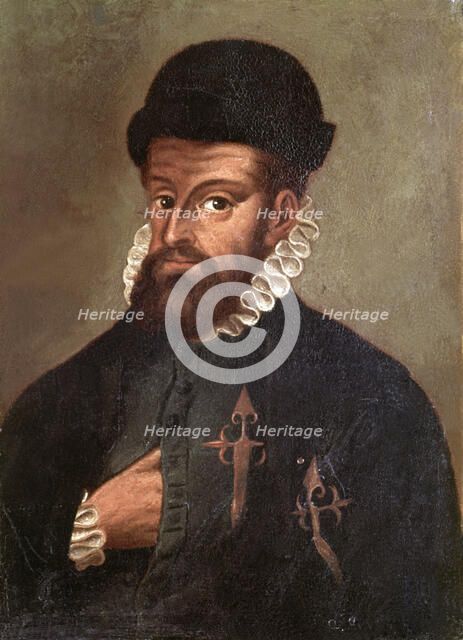 Francisco Pizarro (1475-1541), Spanish conqueror.