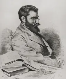 Francisco Pradilla y Ortiz (1848-1921), Spanish painter, 1878. Creator: Alfredo Perea