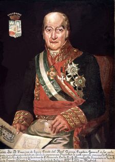 Francisco Ramón de Eguia (1750-1827), Spanish general and minister, who abolished the Constitutio…