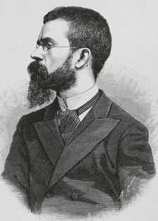 Francisco Tárrega, (1852-1909), Spanish composer and guitarist, 1883. Creator: Unknown