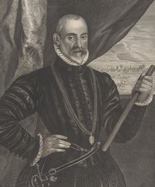 Francisco Valdes, Spanish Commander, from the series Quatuor Personae..., 1649. Creator: Pieter Soutman