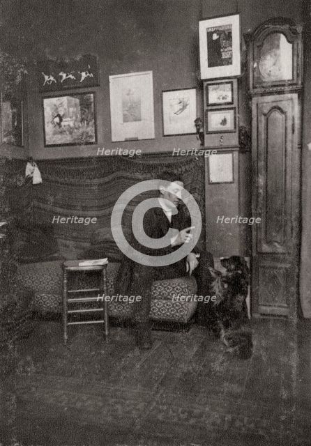 Francisque Poulbot, French cartoonist and illustrator, 1909. Artist: Unknown