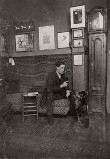 Francisque Poulbot, French cartoonist and illustrator, 1909