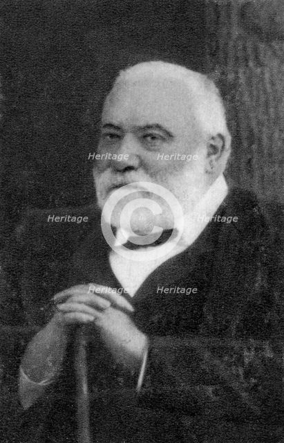 Francisque Sarcey, French journalist and drama critic, late 19th century. Artist: Unknown