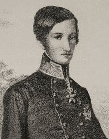 Francis V, (1819-1875), Duke of Modena and Reggio, (1846-1859), 1852. Detail. Creator: Adolfo Martinez
