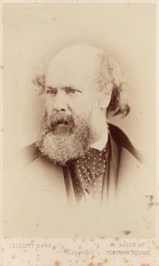 Francis William Topham, OWS, (1808-1877), after 1863. Creator: Elliott & Fry