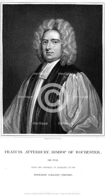 Francis Atterbury (1663-1732) English prelate, polemical writer and orator, 1732. Artist: Unknown