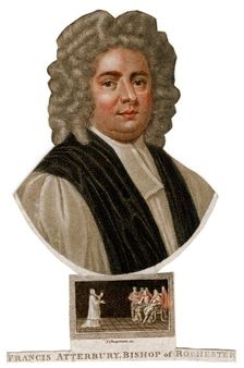 Francis Atterbury, Bishop of Rochester, 18th century.Artist: J Chapman