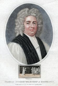Francis Atterbury English man of letters, politician and bishop, 1798.Artist: J Chapman