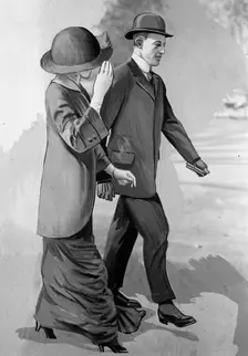 Francis B. Sayre with Jessie Wilson, 1914. Creator: Harris & Ewing