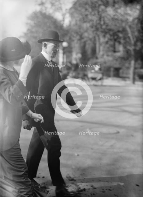 Francis B. Sayre with Jessie Wilson, 1914.  Creator: Harris & Ewing.