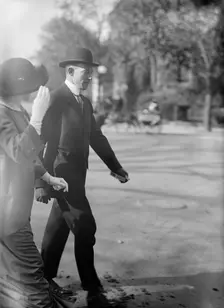 Francis B. Sayre with Jessie Wilson, 1914. Creator: Harris & Ewing