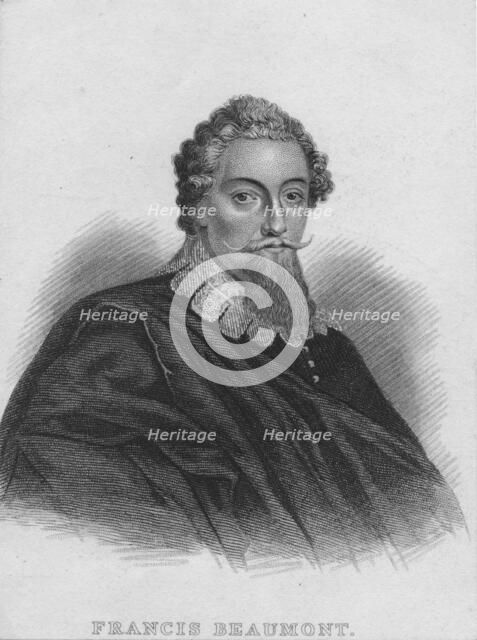 'Francis Beaumont'. Creator: Evans.