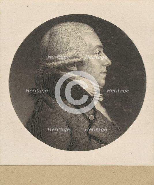 Francis Breuil, c. 1800. Creator: Charles Balthazar Julien Févret de Saint-Mémin.