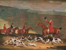 Francis Duckenfield Astley, Esq., and his Harriers c19th century. Artist: Richard Woodman