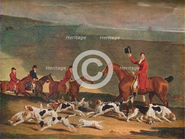 'Francis Duckenfield Astley, Esq., and his Harriers', c19th century. Artist: Richard Woodman.