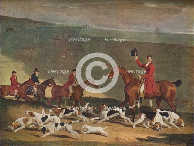 'Francis Duckenfield Astley, Esq., and his Harriers', c19th century. Artist: Richard Woodman.