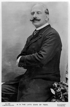 Francis, Duke of Teck, c1895.Artist: WS Stuart