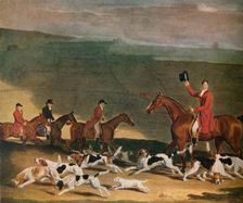 Francis Dukinfield Astley, Esq., and his Harriers 1809. (1941). Artist: Richard Woodman