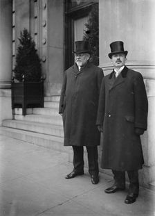 Francis E. McGovern, Governor of Wisconsin, Right, with Gov. Carey of Illinois, 1912. Creator: Harris & Ewing