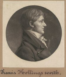Francis Hollingsworth, 1804. Creator: Charles Balthazar Julien Févret de Saint-Mémin