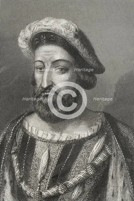 Francis I, (1494-1547), King of France from 1515 to 1547, 1856.  Creator: Charles Geoffroy.