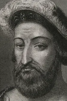 Francis I, (1494-1547), King of France from 1515 to 1547, 1856. Creator: Charles Geoffroy