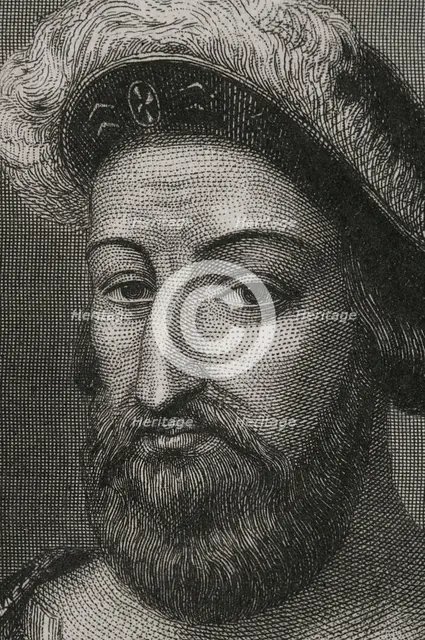 Francis I, (1494-1547), King of France from 1515 to 1547, 1856.  Creator: Charles Geoffroy.