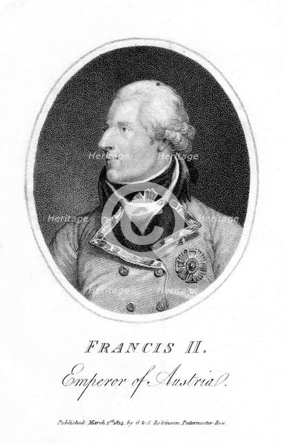 Francis II, Holy Roman Emperor, 1814. Artist: Unknown