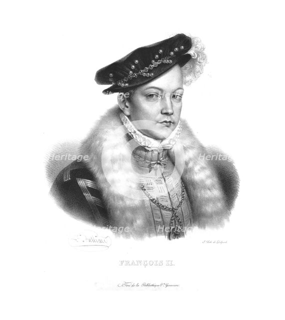 Francis II, King of France, (c1820s).  Artist: Zéphirin Félix Jean Marius Belliard.