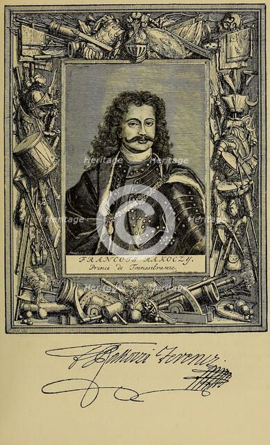 Francis II Rákóczi, Early 18th cen.. Artist: Anonymous  