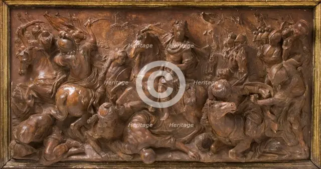 Francis III of Lorraine Triumphing over the Turks (image 1 of 4), 1739-c.1747. Creators: Frans Janssens, Francis I, Holy Roman Emperor.
