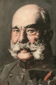 Francis Joseph I., Emperor of Austria 1910. Creator: Joseph Simpson