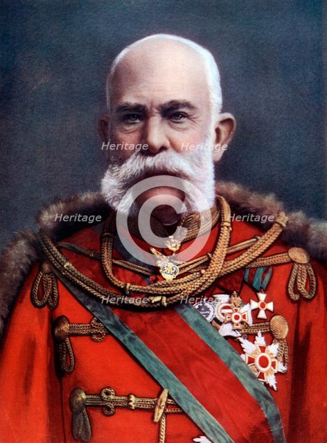 Francis Joseph I, Emperor of Austria and King of Hungary, late 19th-early 20th century. Artist: Unknown