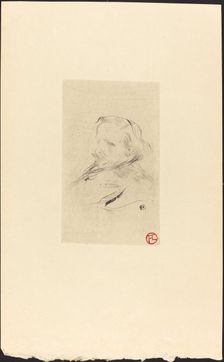 Francis Jourdain, 1898. Creator: Henri de Toulouse-Lautrec