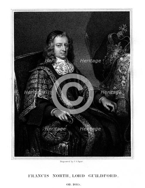 Francis North, 1st Baron Guilford, (1823).Artist: John Samuel Agar